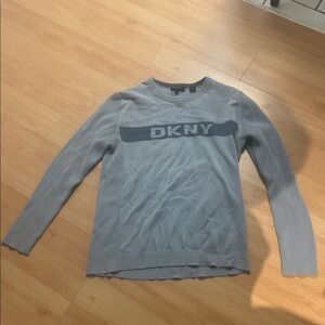 DKNY Light Blue Knit Pullover